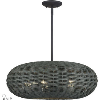 5 Light Black Pendant Chandelier (108|60155-04)