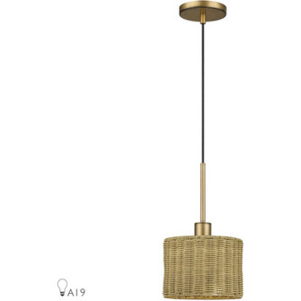 1 Light Antique Gold Leaf Mini Pendant (108|60041-48)