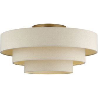 5 Light Antique Gold Leaf Extra Large Semi-Flush (108|58877-48)