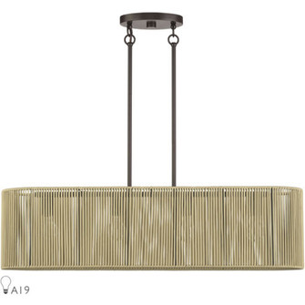 4 Light English Bronze Large Linear Chandelier (108|53194-92)