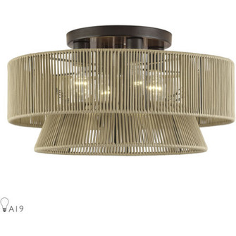4 Light English Bronze Extra Large Semi-Flush (108|53168-92)
