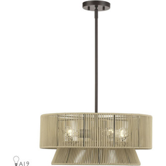 4 Light English Bronze Pendant Chandelier (108|53164-92)