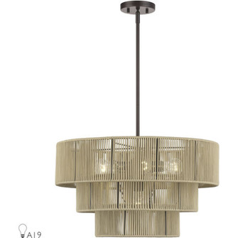 6 Light English Bronze Pendant Chandelier (108|53156-92)