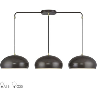3 Light English Bronze Extra Large Linear Chandelier (108|51512-92)