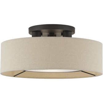 3 Light Bronze Large Semi-Flush (108|50927-07)