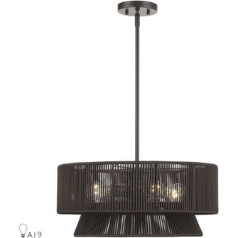 4 Light English Bronze Pendant Chandelier (108|49144-92)