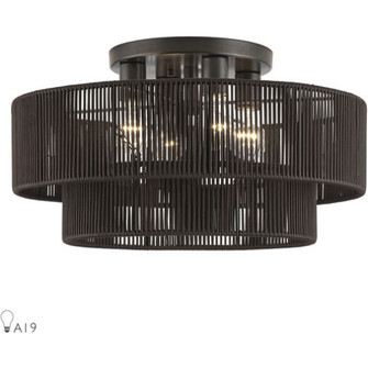 4 Light English Bronze Extra Large Semi-Flush (108|49135-92)