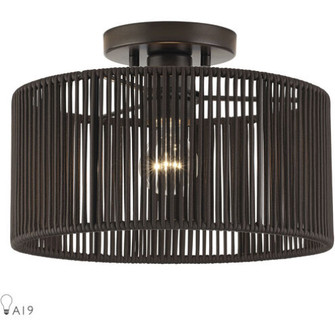 1 Light English Bronze Medium Semi-Flush (108|49132-92)