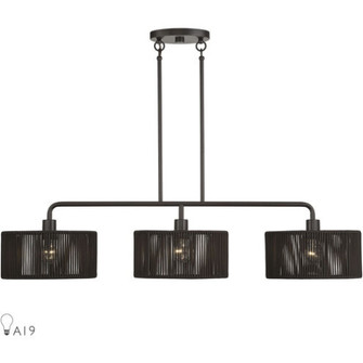3 Light English Bronze Extra Large Linear Chandelier (108|49129-92)