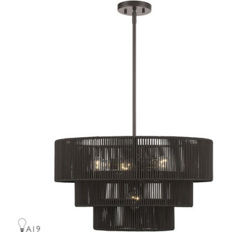 6 Light English Bronze Pendant Chandelier (108|49126-92)