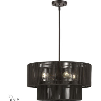 4 Light English Bronze Pendant Chandelier (108|49125-92)