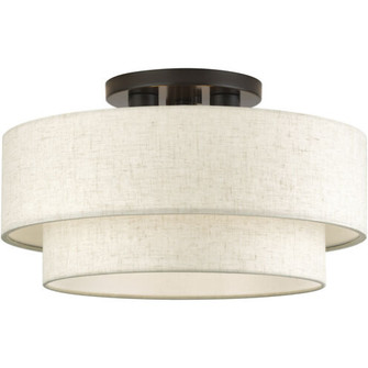 3 Light English Bronze Large Semi-Flush (108|41945-92)