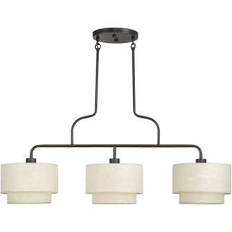 3 Light English Bronze Extra Large Linear Chandelier (108|41943-92)