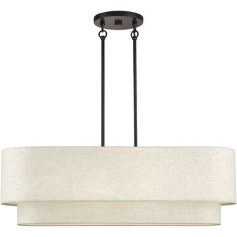 4 Light English Bronze Large Linear Chandelier (108|41934-92)