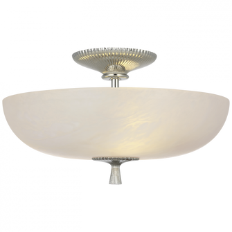 Pascal 14'' Bowl Semi-Flush Mount (279|ARN 4415PN-ALB)