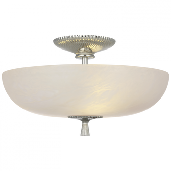 Pascal 14'' Bowl Semi-Flush Mount (279|ARN 4415PN-ALB)