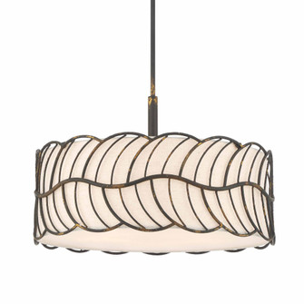 Wry Lighting Simbolo 5-light Pendant in Antique Black Iron (36|4501-5P ABI)