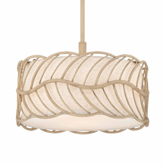 Wry Lighting Simbolo 3-light Pendant in Almond (36|4501-3P AM)