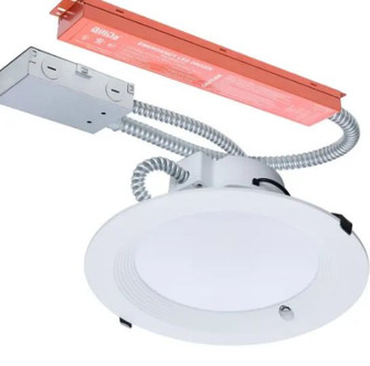 38W Field Selectable LED 10-Inch Commercial Downlight; Dual Dimming; Integrated Emergency Driver (81|S21607)
