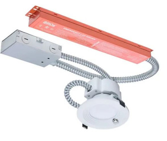 14.6W Field Selectable LED 4-Inch Commercial Downlight; Dual Dimming; Integrated Emergency Driver; (81|S21604)