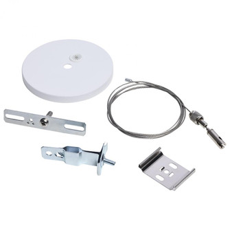 Momentum; Suspension Kit Run Starter With Canopy for LED Linear System; White Finish (81|65/1194)