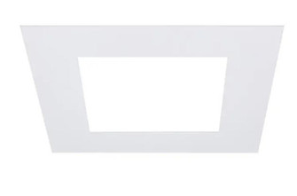 6'' Flat Goof Ring for Commercial Downlights, Square, White Finish, 10.00 square outer, 6.00 (27|S13551)