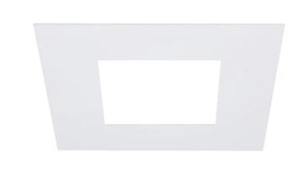 4'' Flat Goof Ring for Commercial Downlights, Square, White Finish, 8.00 square outer, 4.13 (27|S13550)