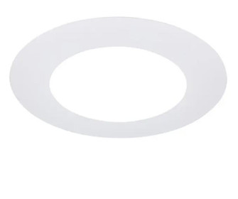 10'' Flat Goof Ring for Commercial Downlights, Round, White Finish, 14.50 OD, 9.25 ID, 0.032 (27|S13543)