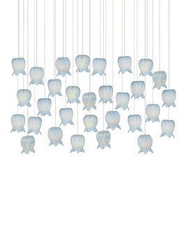 Polpo Blue 30-Light Linear Multi-Drop Pendant (92|9000-1416)