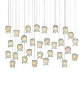 Polpo Green 30-Light Linear Multi-Drop Pendant (92|9000-1400)