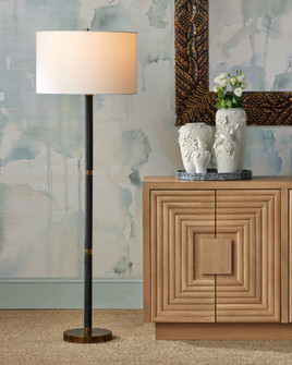 Gavin Black Floor Lamp (92|8000-0181)