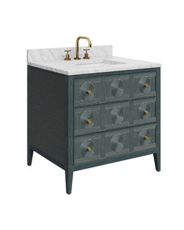 Santos 36'' Vintage Navy Vanity with Rectangular Undermount Sink (92|3800-0019)