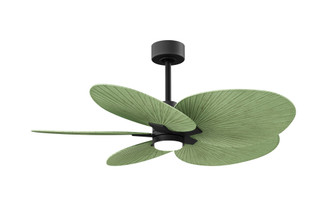 Alessandra Tropical - Five Blade Ceiling Fan - 5CCT Integrated LED - Matte Black Finish (230|AKTPLK-BK-PL)