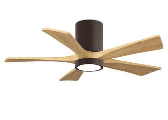 Irene-5HLK-42'' Five Blade Flush Mount Paddle Fan-5CCT Integrated LED-Textured Bronze Finish (230|IR5HLK-TB-LM-42)