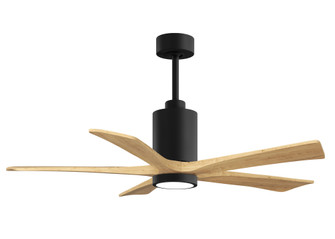 Patricia-5-52'' Five Blade Ceiling Fan-5CCT Integrated LED-Matte Black Finish (230|PA5-BK-LM-52)