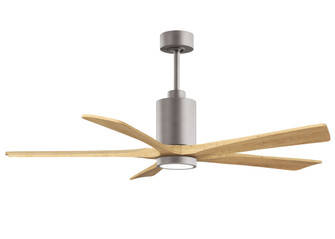 Patricia-5-60'' Five Blade Ceiling Fan-5CCT Integrated LED-Brushed Nickel Finish (230|PA5-BN-LM-60)