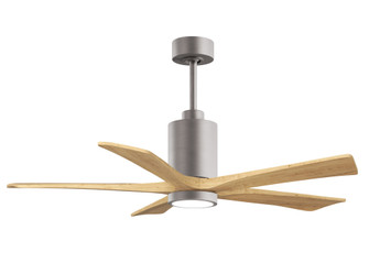 Patricia-5-52'' Five Blade Ceiling Fan-5CCT Integrated LED-Brushed Nickel Finish (230|PA5-BN-LM-52)