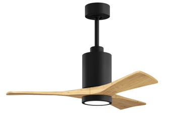 Patricia-3-42'' Three Blade Ceiling Fan-5CCT Integrated LED-Matte Black Finish (230|PA3-BK-LM-42)