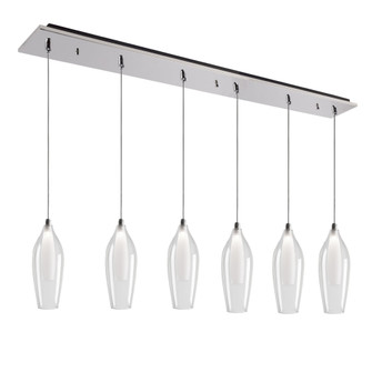 Victoria 42-in Chrome 6-Light Multi Pendant (461|MP3004CH-06)