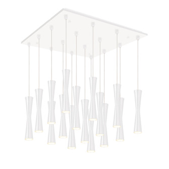 Robson 19-in White 16-Light Multi Pendant (461|MP42502WH-16)