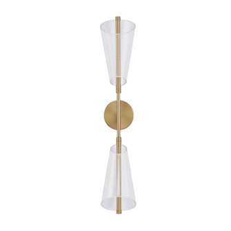 Mulberry 29-in Brushed Gold/Light Guide LED Wall Sconce (461|WS62629-BG/LG-UNV)