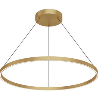 Cerchio 36-in Brushed Gold LED Pendant (461|PD87736-BG-UNV-010)