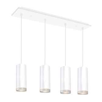 Cameo 25-in White 4-Light Dimmable LED Multi Pendant (461|MP401432WH-04)