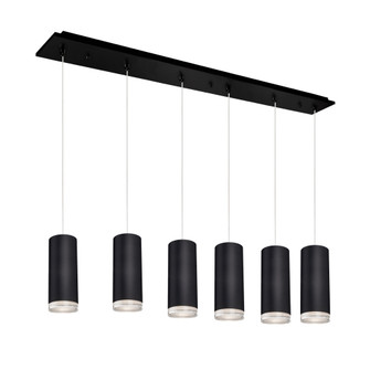 Cameo 42-in Black 6-Light Multi Pendant (461|MP401432BK-06)