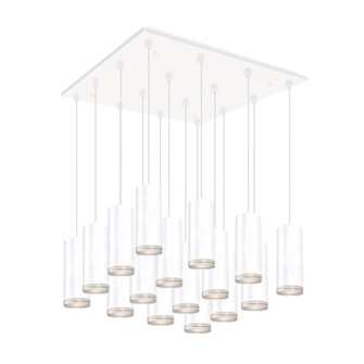 Cameo 19-in White 16-Light Dimmable LED Multi Pendant (461|MP401431WH-16)