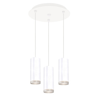 Cameo 11-in White 3-Light Dimmable LED Multi Pendant (461|MP401431WH-03)