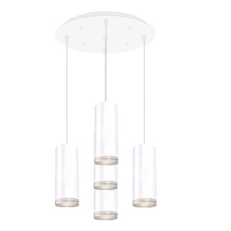 Cameo 14-in White 5-Light Dimmable LED Multi Pendant (461|MP401431WH-05)