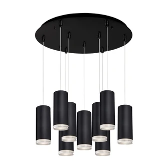 Cameo 18-in Black 9-Light Multi Pendant (461|MP401431BK-09)