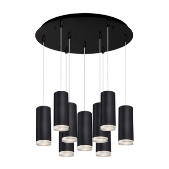 Cameo 18-in Black 9-Light Dimmable LED Multi Pendant (461|MP401431BK-09)