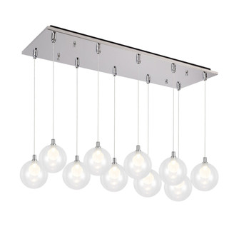 Bolla 29-in Chrome 10-Light Multi Pendant (461|MP3106CH-10)